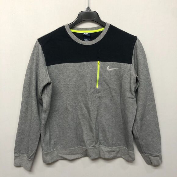 Nike Men Active Pullover Sweatshirt Top Size Large B311 -12 - Picture 5 of 14